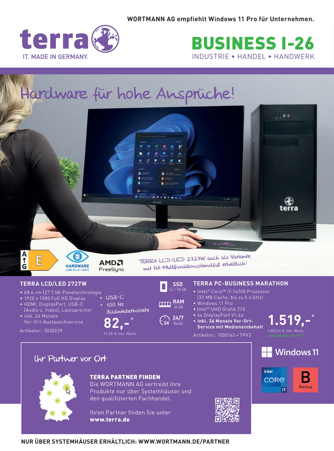 TERRA Business Hardware Katalog — Made in Germany